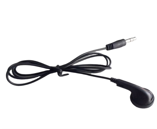 3.5mm Single Side Wired Earphone (Black)
