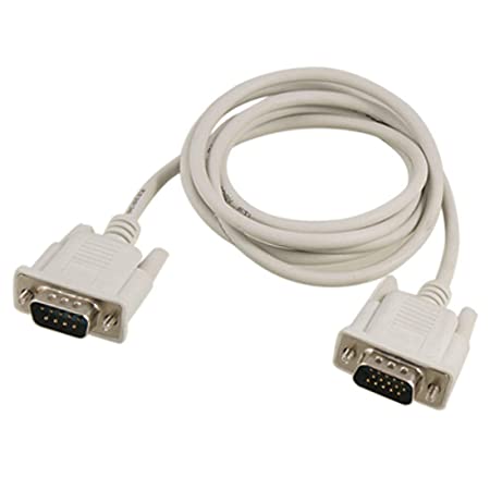 VGA Male to Male ,15-Pin Cable/Adapter for PC, Monitor, Projector, Laptop, TV, LCD/LED- 15Mtr (White)