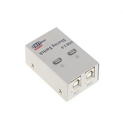 Usb Switch 1X2 Auto | 3 in 1 (1) 2 Ports Auto Printer Sharing Switch Hub Box