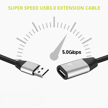 USB 3.0 Extension Cord IC , Male to Female USB Cable High-Speed Data Transfer Compatible with Webcam, Gamepad, Keyboard, Mouse, Hard Drive, Xbox, Laptop/PC/Mac/Printer