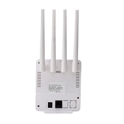 4G Wireless Wi-Fi Router With Sim Card Slot & 4 Antennas (White)